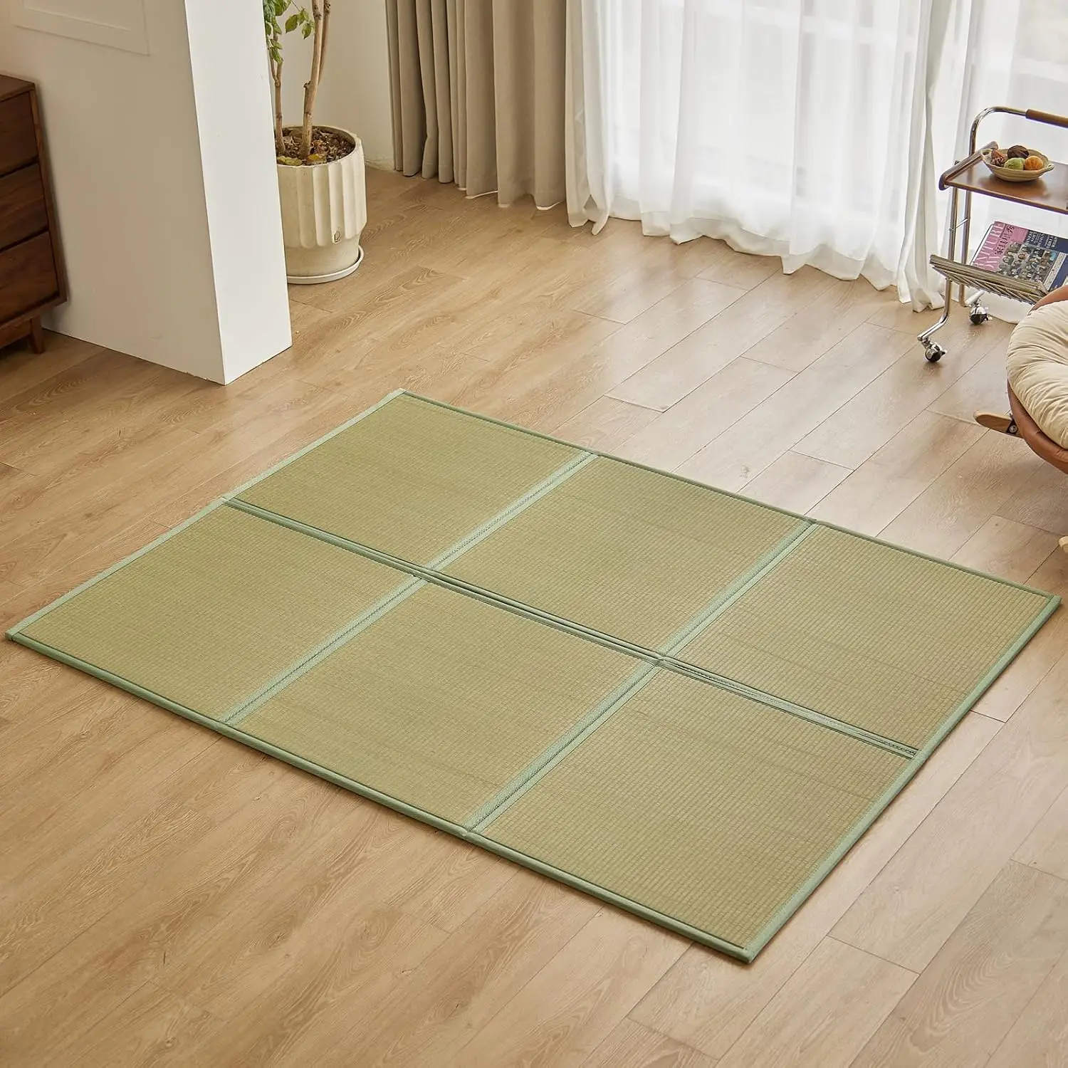 Tatami Mat Rush - Tatami Lantai Rumput Alami, Ukuran Queen,