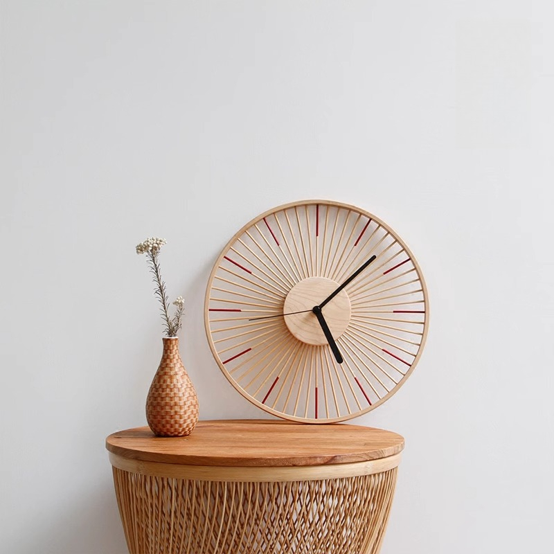 Japanese Lifestyle Home - Jam Dinding Sederhana Jepang Desain Interior