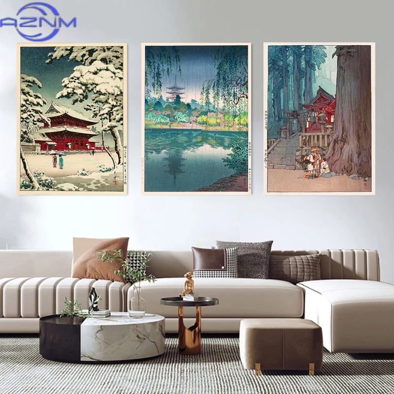 AZNM Poster Tradisional Jepang - Japanese Traditional Lifestyle ulasan dan harga