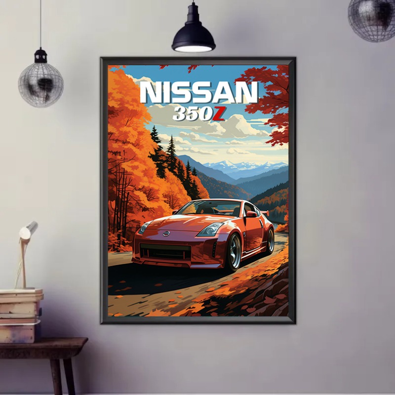 Poster Mobil Sport Klasik Jepa - Japanese Lifestyle Home ulasan dan harga