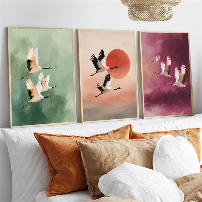 Poster Seni Matahari Bunga Bur - Japanese Lifestyle Home ulasan dan harga
