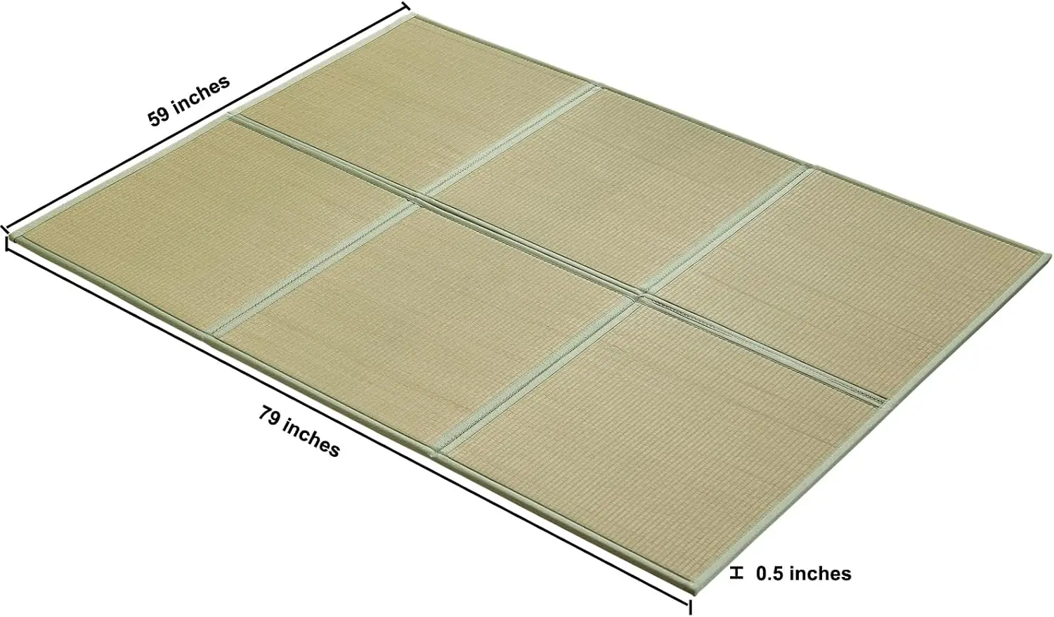 Tatami Lantai Rumput Alami, Uk - Tatami Mat Rush ulasan dan harga