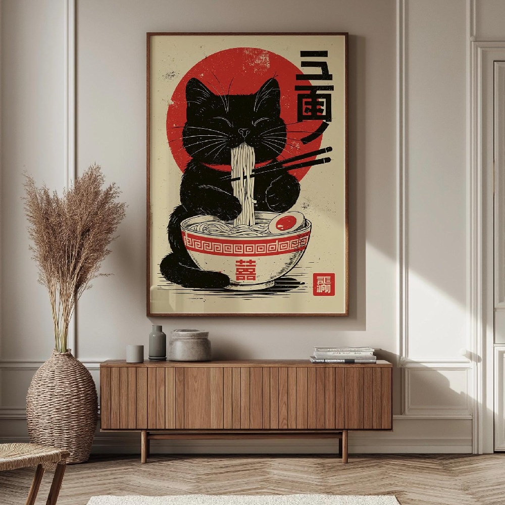 Lukisan Kanvas Gaya Jepang: Ku - Japanese Lifestyle Home ulasan dan harga