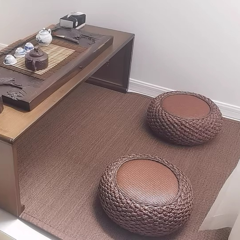 Bantal Duduk Tebal Anyaman Rot - Tatami Mat Rush ulasan dan harga