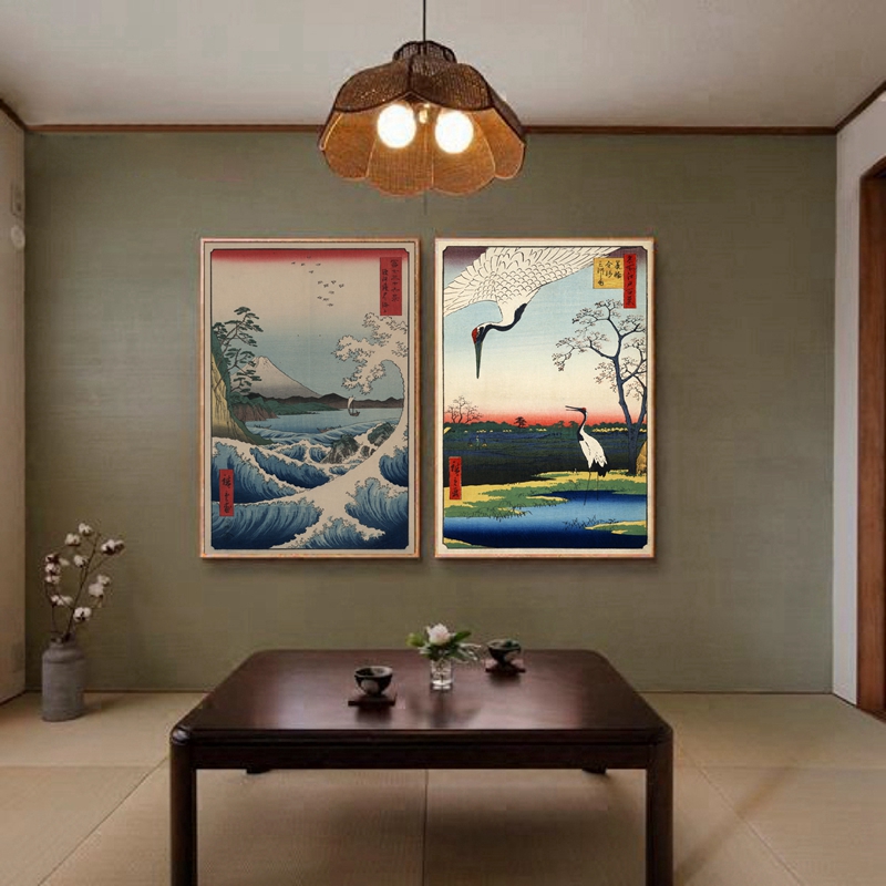 Poster Lukisan Kanvas Seni Din - Japanese Traditional Lifestyle ulasan dan harga