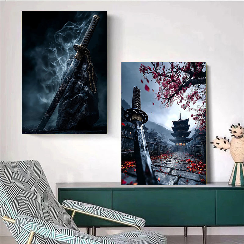 Poster Pedang Jepang Tradision - Japanese Lifestyle Home ulasan dan harga